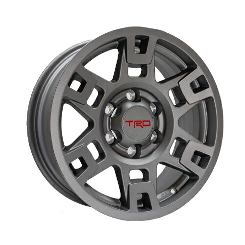 USトヨタ 純正品 FJクルーザー タコマ 4ランナー 215サーフ TRD 17インチ アルミホイール 1本 ガンメタ センターキャップ付 JWL規格刻印有