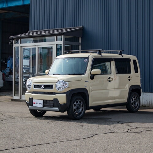 ベースキャリア スズキ ハスラー ルーフレールなし車両 2020年以降現行 ベースラインタワー ジェットストリームバー ベースクリップ セット YAKIMA ヤキマ 正規品