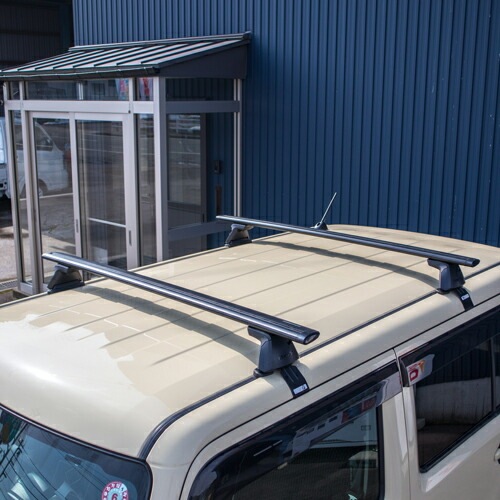 ベースキャリア スズキ ハスラー ルーフレールなし車両 2020年以降現行 ベースラインタワー ジェットストリームバー ベースクリップ セット YAKIMA ヤキマ 正規品