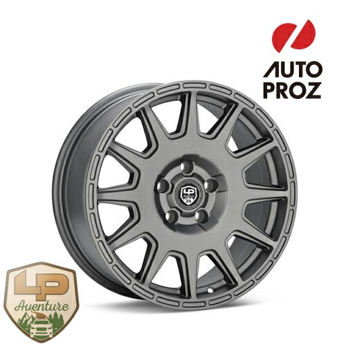 LPAventure 正規品 フォレスター SK型 RAV4 2013年以降 ホンダ CR-V 17インチ LP1 ホイール 1本 マットグレー JWL刻印あり 標準車高対応