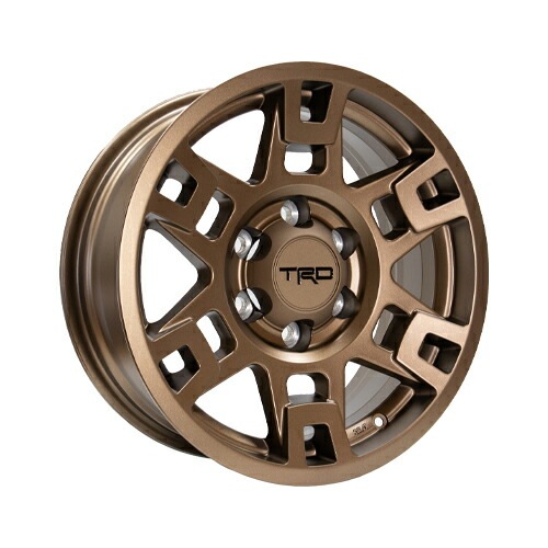 USトヨタ 純正品 TRD 17インチホイール ブロンズ 5本セット 150系プラド FJクルーザー 215サーフ JWL刻印あり