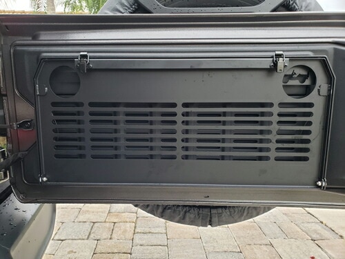 USジープ/MOPAR 純正品 JEEP JLラングラー テールゲートテーブル カップホルダー付き