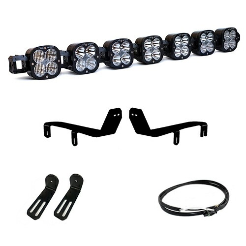 フロントバンパーマウント LED ライト フォード F-250 F-350 アップフィッタースイッチ付車両 2017-2019年 XL Linkable 7連ライトバー BajaDesigns 正規品