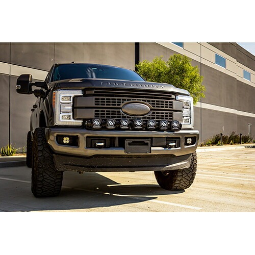 フロントバンパーマウント LED ライト フォード F-250 F-350 アップフィッタースイッチ付車両 2017-2019年 XL Linkable 7連ライトバー BajaDesigns 正規品