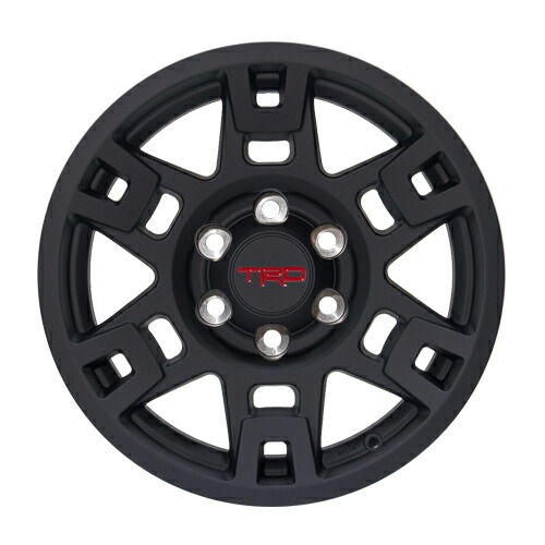 USトヨタ 純正品 TRD 17インチホイール マットブラック 4本セット 150系プラド FJクルーザー 215サーフ JWL刻印あり