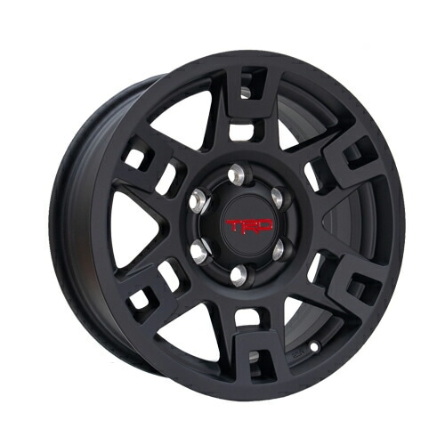 USトヨタ 純正品 TRD 17インチホイール マットブラック 4本セット 150系プラド FJクルーザー 215サーフ JWL刻印あり