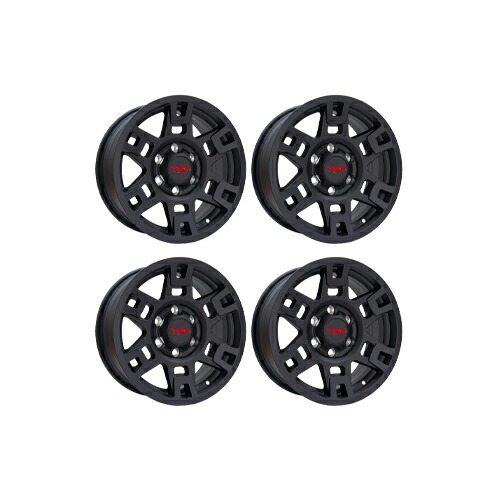 USトヨタ 純正品 TRD 17インチホイール マットブラック 4本セット 150系プラド FJクルーザー 215サーフ JWL刻印あり