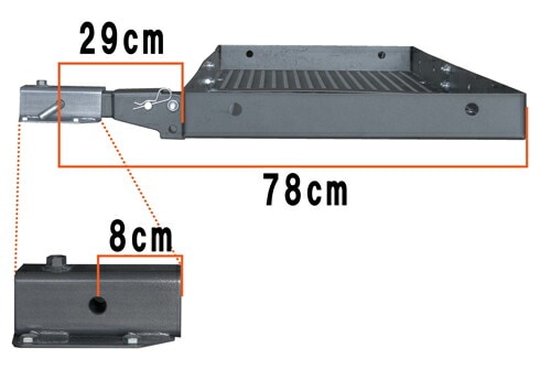 ヒッチキャリア ヒッチカーゴ CURT製 18109 折り畳み可 2インチ/50.8mm