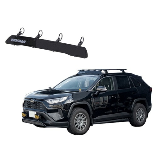 YAKIMA ブラックフェアリング YAKIMA 正規品 フェアリング ルーフラッククロスバー取付用 全長