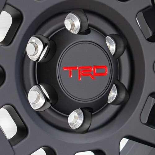 USトヨタ 純正品 TRD 17インチホイール マットブラック 1本のみ 150系プラド FJクルーザー 215サーフ JWL刻印あり