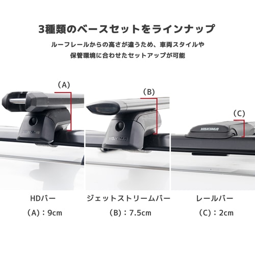 クロスバー レールバー ブラック LG XL YAKIMA ヤキマ 正規品 | クロス