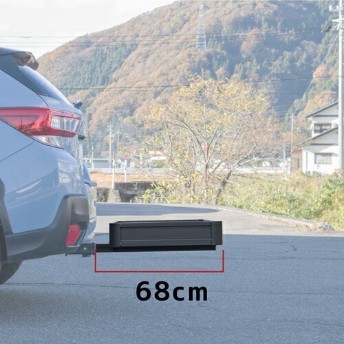 CURTヒッチカーゴ 正規品】CURT製 カート 折りたたみ式 スロープ付 カーゴキャリア