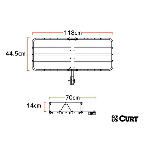 ヒッチキャリア ヒッチカーゴ CURT 正規品 18145 2インチ/50.8mm角