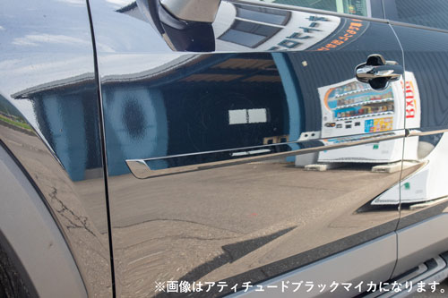 USトヨタ 純正品 TOYOTA RAV4 50系 2019年式以降現行 ボディサイドモールディング アティチュードブラックマイカ 218