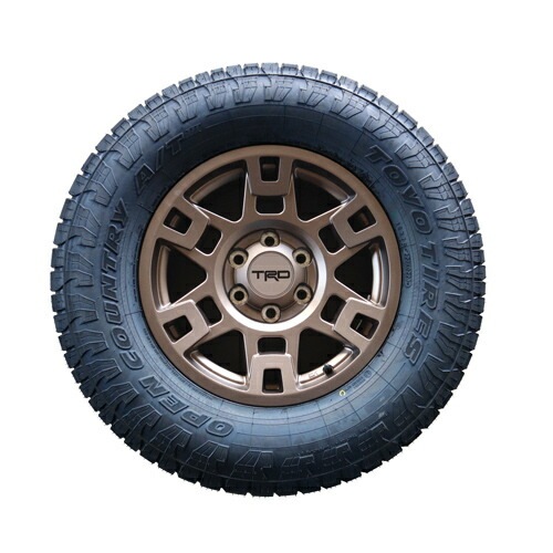 サマータイヤ ホイール 4本セット 265/70R17 115T トーヨータイヤ オープンカントリー A/T III TRD 17インチホイール ブロンズ JWL刻印あり