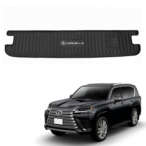 ラゲッジマット レクサス LX600 2022年以降現行 3列目以降 LEXUSロゴ オールウェザー カーゴマット USレクサス 純正品