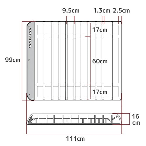 ルーフラック デリカ D：5に適合 ロードウォーリアー YAKIMA ヤキマ