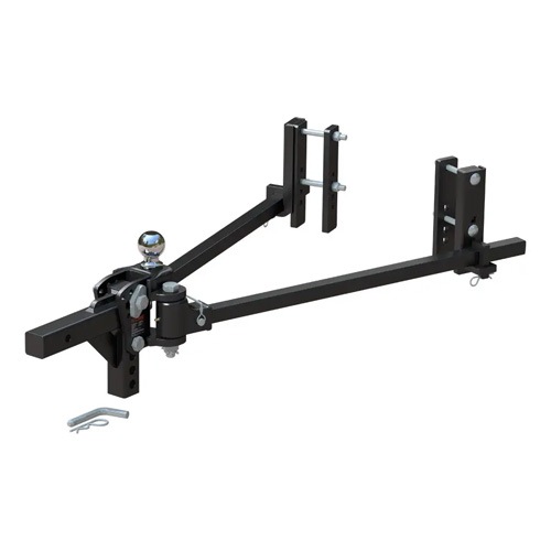 ウェイトディストリビューションヒッチ 2インチ角 TruTrack アジャスタブル シャンク ブラケット ヒッチボール ヒッチピン セット 牽引 8000～12000ポンド CURT カート 正規品