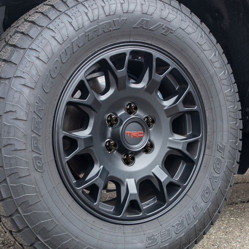 TRD 18インチホイール トヨタ ランドクルーザー250 2024年式以降現行 ブラック 純正ブラックロックナット 付属 US TOYOTA 純正品