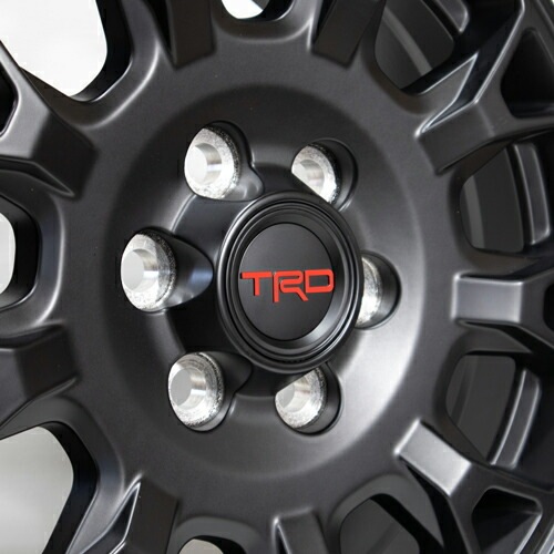 TRD 18インチホイール トヨタ ランドクルーザー250 2024年式以降現行 ブラック 純正ブラックロックナット 付属 US TOYOTA 純正品