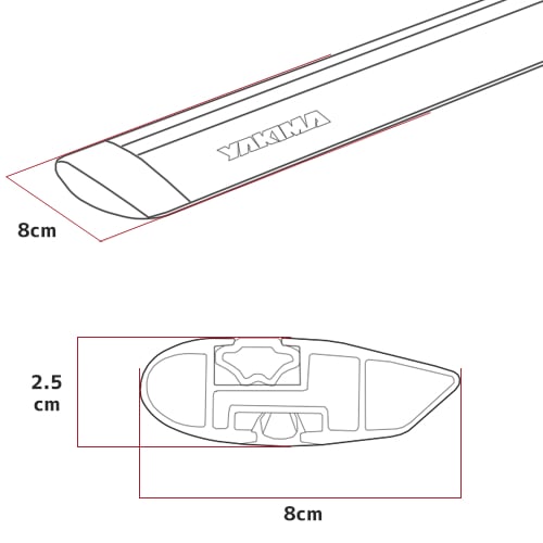 ベースキャリアセット テスラ モデル3 2017年式以降現行 ベースライン ベースクリップ173×2 ジェットストリームバーM YAKIMA 正規品