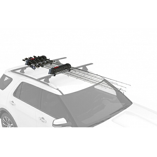 ロッドマウント ロッドホルダー スキー/スノーボードキャリア YAKIMA 正規品 ReelDeal リールディール ルーフマウント スキー4組 スノボ2枚