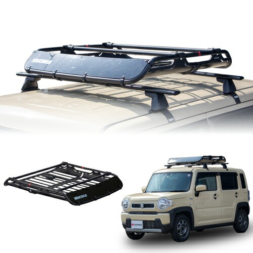 ルーフラック ルーフバスケット オフグリッドM 111cm x 101cm x 17cm スズキ ハスラー 2020年式以降現行 YAKIMA ヤキマ 正規品