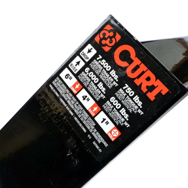 CURT 正規品 2インチ角 ヒッチメンバー用 クラス3 ボールマウント 4