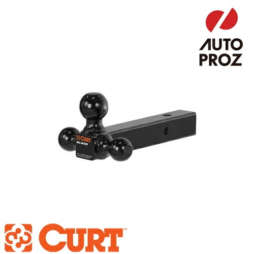 CURT 正規品 2インチ角 ヒッチメンバー用 マルチボールマウント メーカー保証付 【レビューでヒッチピンプレゼント】
