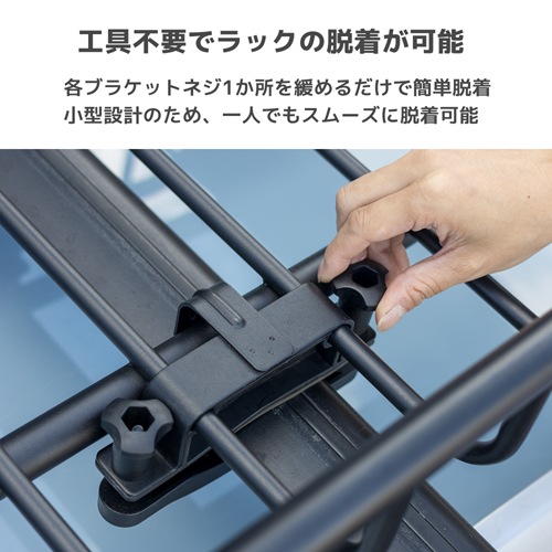 ルーフラック ルーフバスケット スキニーウォーリアー 58cm x 147cm x