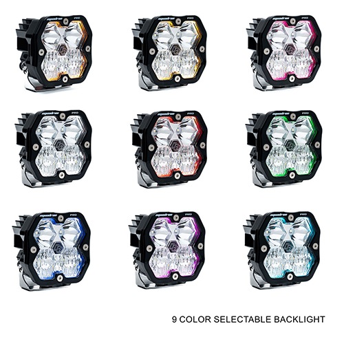 LED スポット ライト Squadron 2.0 Pro 1個 アンバー 本体カラー 