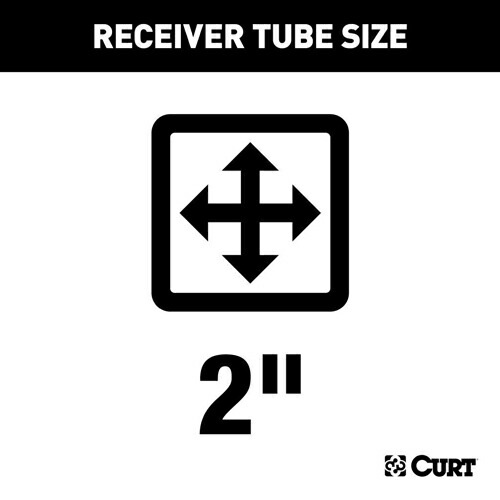 CURT 正規品 ラム 1500 2019年式以降現行 フロントヒッチメンバー 2インチ角 メーカー保証付