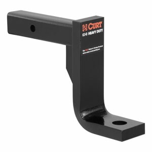 CURT 正規品 2インチ角 ヒッチメンバー用 クラス4 ボールマウント 7インチライズ 8インチドロップ 【レビューでヒッチピンプレゼント】