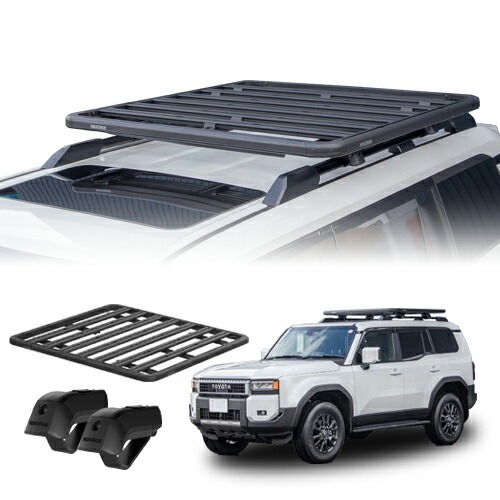 TOYOTA エスティマ ルーフレール ブラック 2本セット gyouhan-shop_g0714060000027