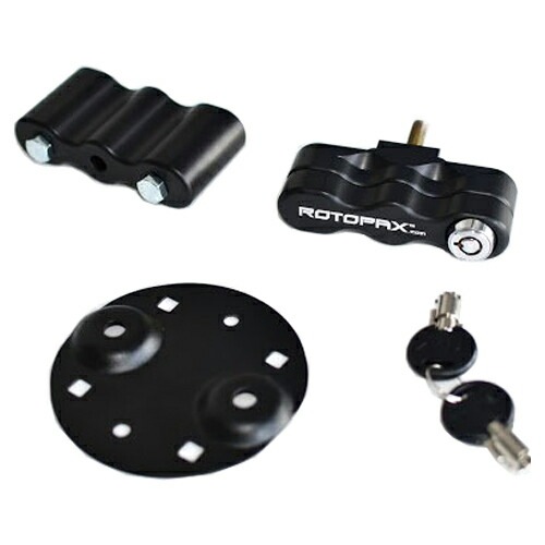 RotopaX ロトパックス　鍵付き　車　ロックパックマウント　黒色　ブラック Amazon | Rotopax(ロトパックス) オプション マウント ロック