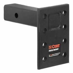CURT 正規品 ヒッチメンバー用 アジャスタブル ピントルマウント メーカー保証付