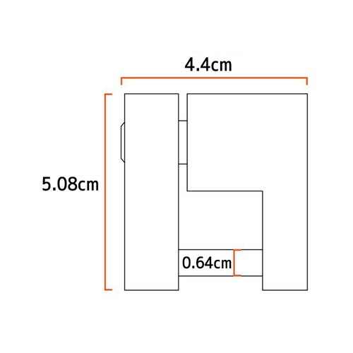 CURT 正規品 カプラーロック 3/4インチスパン ゴールド メーカー保証付