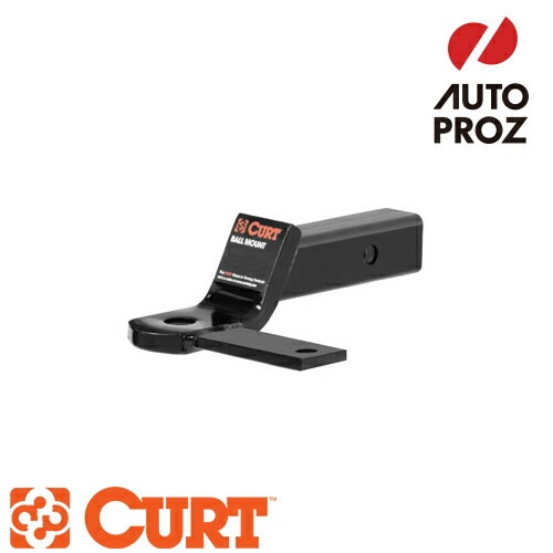 CURT 正規品 2インチ角 ヒッチメンバー用 スウェイタブ ボールマウント 0.75インチライズ 2インチドロップ 【レビューでヒッチピンプレゼント】