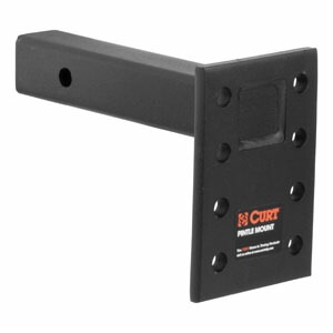 CURT 正規品 ヒッチメンバー用 アジャスタブル ピントルマウント メーカー保証付