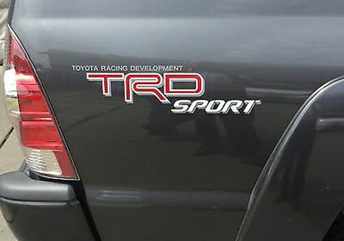 USトヨタ 純正品 TOYOTA タコマ ”TRD Sport Package” TRDスポーツパッケージ デカール/ステッカー 赤文字 1枚