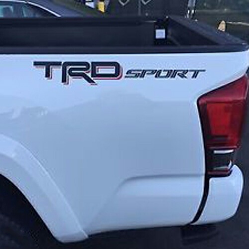 USトヨタ 純正品 TOYOTA タコマ ”TRD SPORT” デカール/ステッカー 左側 ブラック 1枚