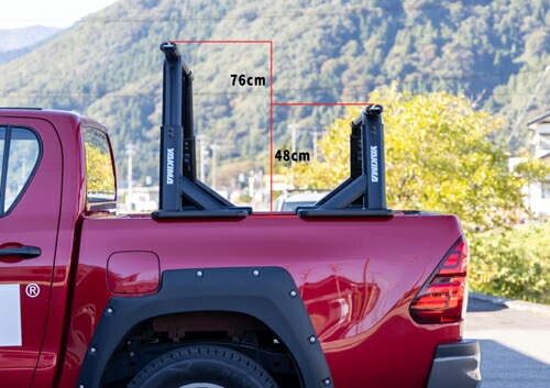 YAKIMA 正規品 オーバーハウルHD ピックアップトラック向け クロスバー固定用ベース 4個セット