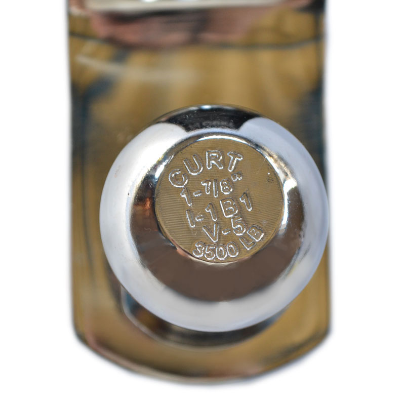 CURT 正規品 トレーラーヒッチ用 ボールマウント＋1-7/8インチヒッチボールセット 2インチ角 ヒッチピン付 2インチドロップ クロム メーカー保証付