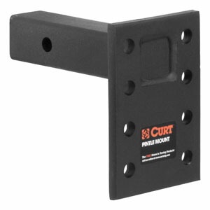 CURT 正規品 ヒッチメンバー用 アジャスタブル ピントルマウント メーカー保証付