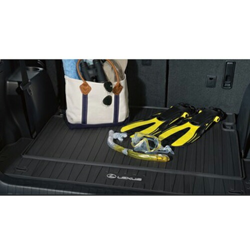 USレクサス 純正品 トヨタ 150系プラド 北米レクサス GX460 2012-2023年式 オールウェザー カーゴトレイ カーゴマット 2ピース ブラック