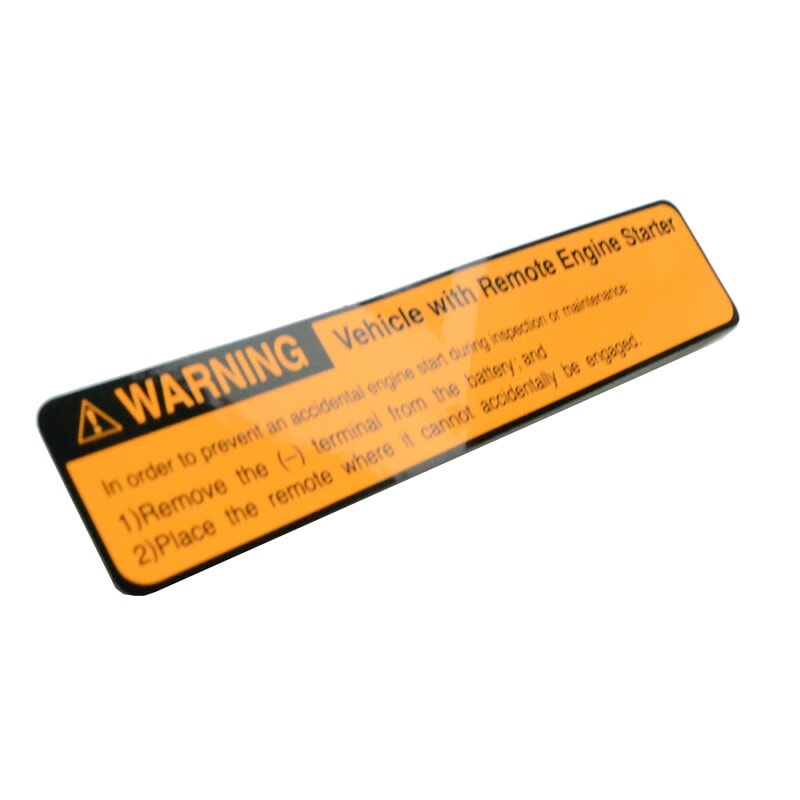 USトヨタ 純正品 TOYOTA 全年式 全車種対象 エンジンルームコーションラベル 1枚 英語