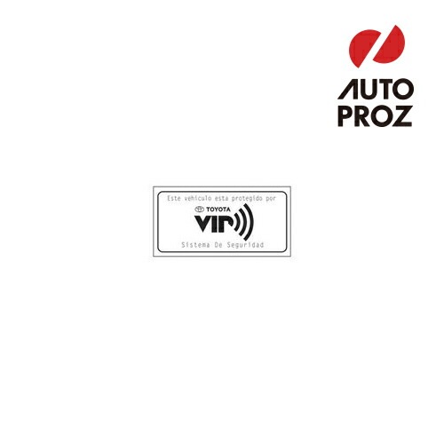 USトヨタ 純正品 TOYOTA ランクル200 / ランドクルーザー 200系 2013-2021年式 GBSウィンドウラベル 1枚