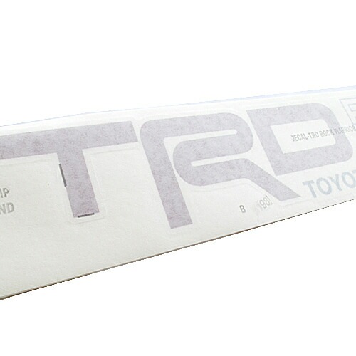 USトヨタ 純正品 TOYOTA タンドラ 全年式適合 TRDロックウォーリアー デカール シール レッド×チャコール 2枚