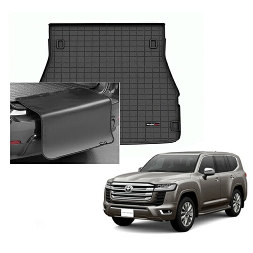 ラゲッジマット トヨタ ランクル300 7人乗り 2021年以降現行 2列目以降 プロテクター付 WeatherTech ウェザーテック 正規品