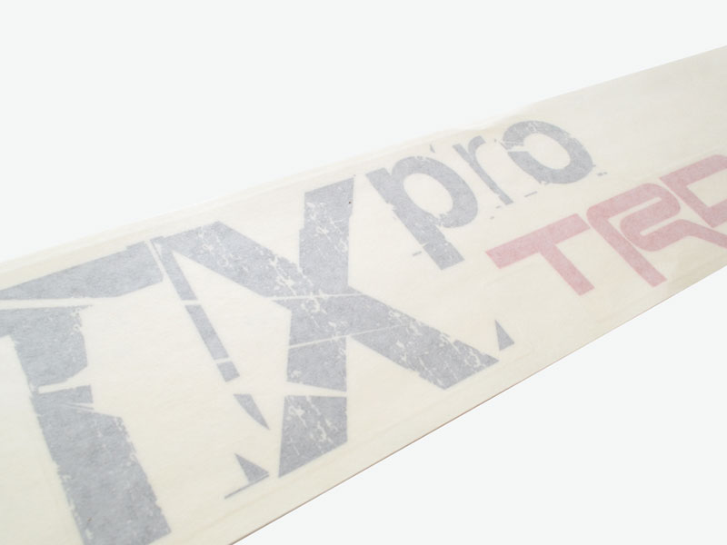 USトヨタ 純正品 TOYOTA タコマ “T|X Pro TRD” デカール ブラック×レッド 2枚